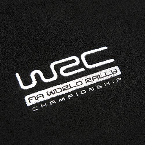 WRC 73244 alfombras Coche Universal, Negro, 0