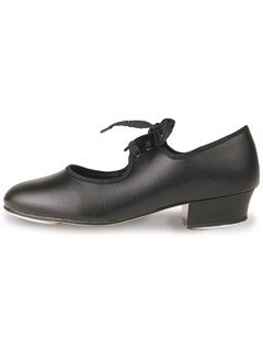 Zapatos de claqué Roch Valley para niña, en color blanco, tallas 20-21,5, negro
