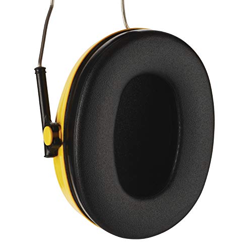 3M H510AC Peltor Optime, Protectores auditivos de hasta 98 dB, ligeros y ajustable para el uso de herramientas eléctricas, Amarillo