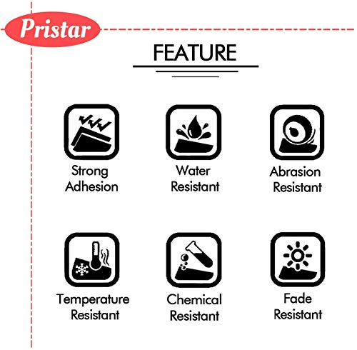 6X Pristar 9mm x 3m 3D Cintas Compatible para Dymo 3D Embossing Plástico Etiquetas Negro/Transparente/Oro para Dymo Organizer Xpress Junior Omega Motex E Office-Mate II