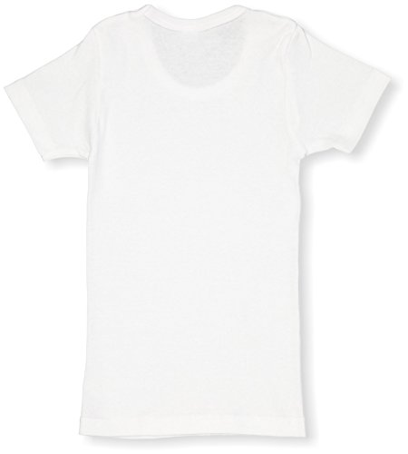 Abanderado A0302, Camiseta Para Niños, Blanco, 14 años (talla del fabricante: 162 cm)