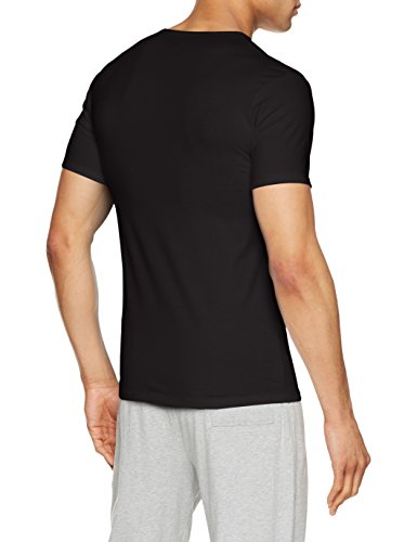 Abanderado ASA040W, Camiseta X-Temp con Manga corta para Hombre, Negro, Medium (Tamaño del fabricante:M/48)
