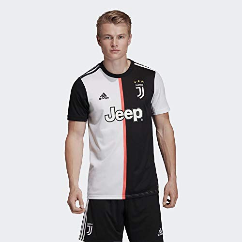 adidas Juventus Home JSY Camiseta de Manga Corta, Hombre, Negro (Black/White), 2XL