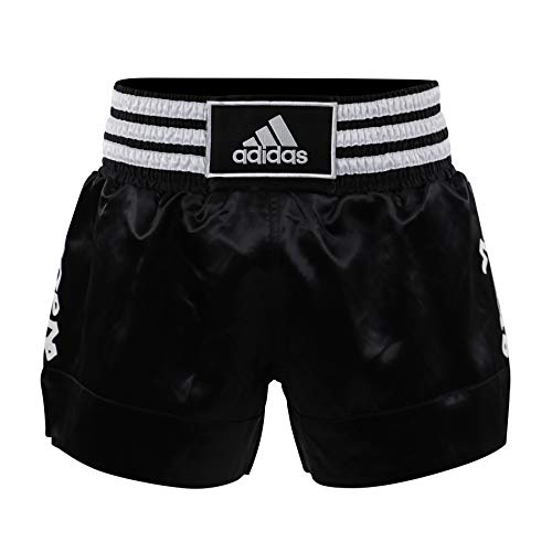 Adidas Pantalones Thai Boxeo - Negro-Verde, ADISTH01, Color blanco., X-Large