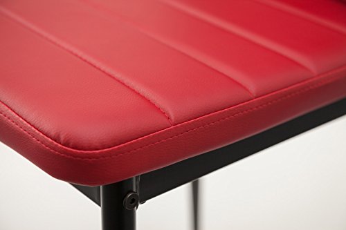 Albatros 2709 Milano Set de 6 sillas de Comedor, Rojo