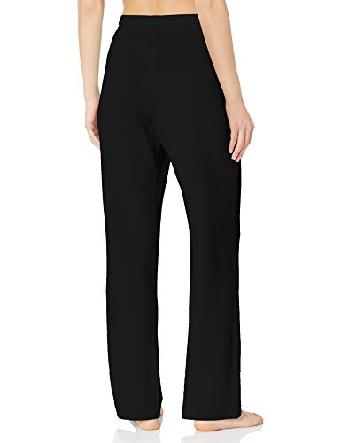 Amazon Essentials – Pantalones ligeros de tejido de rizo para mujer, Negro, US XL (EU 2XL)