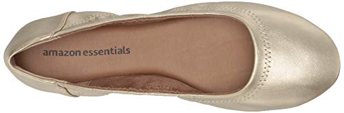 Amazon Essentials Zapatillas de ballet para mujer Belice Bailarinas Mujer, Dorado, 36 EU (4 UK)