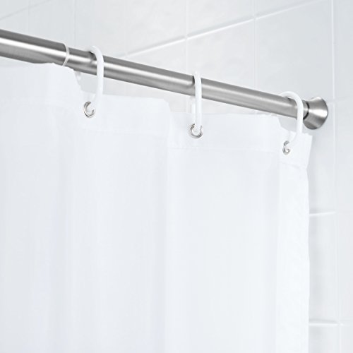 AmazonBasics - Barra de tensión para cortina de ducha, 137 a 229 cm, cromado