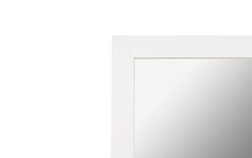 BD ART Espejo de Pie Moderno 36 x 156 cm, Marco de Madera MDF, Color Blanco