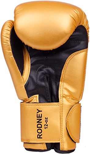 Benlee Rocky Marciano Rodney - Guante de boxeo (PVC), color dorado, talla 12