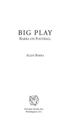 Big Play: Barra On Football (English Edition)