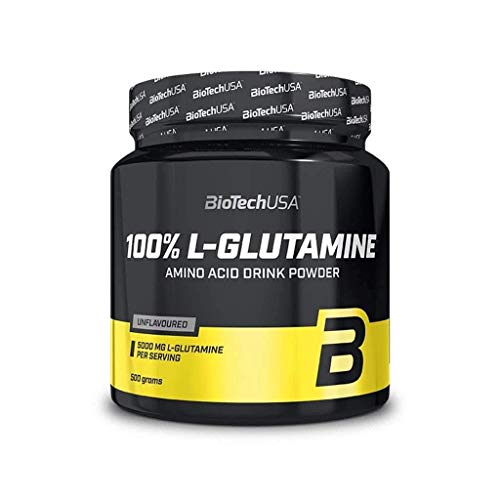 Biotech USA 100% L y Glutamine Aminoácido - 500 gr