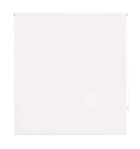 Blindecor Ara - Estor enrollable translúcido liso, Blanco Roto, 120 x 175 cm (ancho x alto)