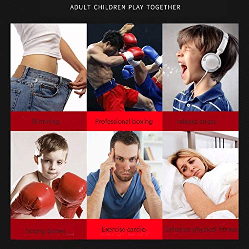 Boxeo de Boxeo Bolsa de Boxeo Bolsa de Boxeo Anti estrés Aptitud Ajustable Punzonamiento Bolsa de Boxeo Conjunto para Adolescentes y Adultos Equipo de Boxeo Ajustable, Bolsa de Velocidad refleja para