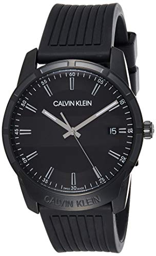 Calvin Klein Reloj para de con Correa en Caucho K8R114D1