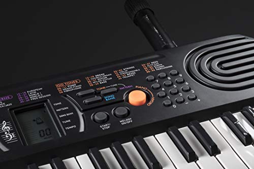 Casio 781071 SA-76 - Teclado electrónico (44 teclas mini, 100 tonos, 50 ritmos), Color Negro, 64.20 x 22.60 x 7.60cm
