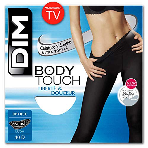 DIM Body Touch Panty Medias, opaco, Noir, 2 para Mujer