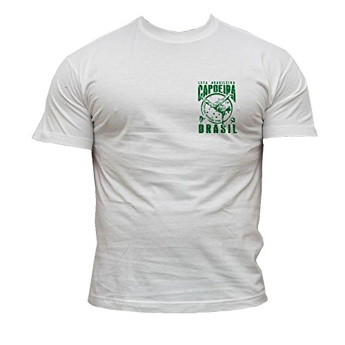 Dirty Ray Artes Marciales MMA Capoeira Lucha brasileña Camiseta Hombre T-Shirt K1 (M)