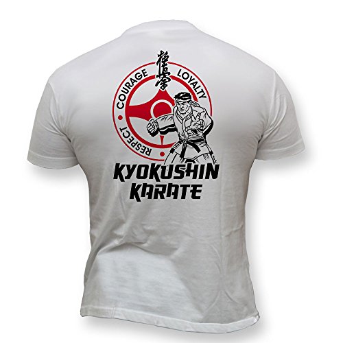 Dirty Ray Artes Marciales MMA Kyokushin Karate Camiseta Hombre T-Shirt K48 (M)