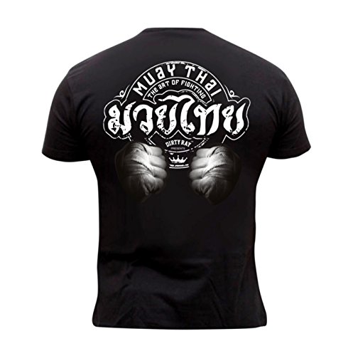 Dirty Ray Artes Marciales Muay Thai Camiseta Hombre DT5 (M)