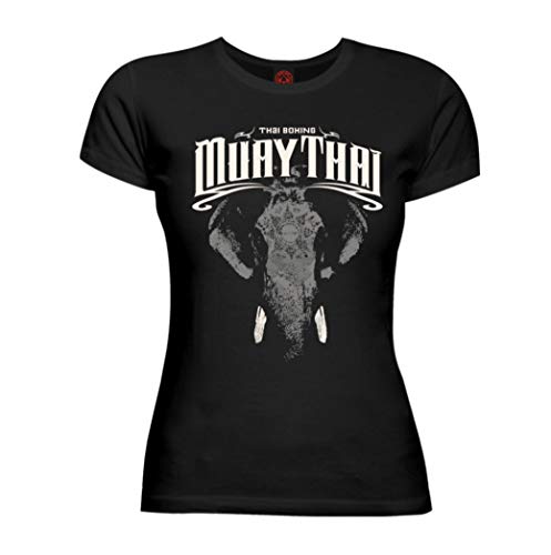 Dirty Ray Artes Marciales Muay Thai Camiseta Mujer DT28D (S)