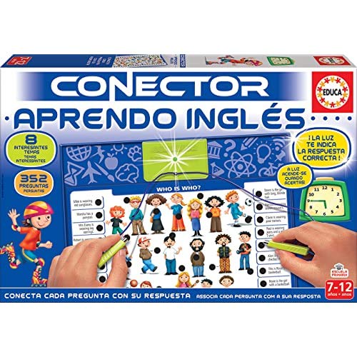 Educa- Aprendo Inglés Juego Connector para Niños, Multicolor (17206)