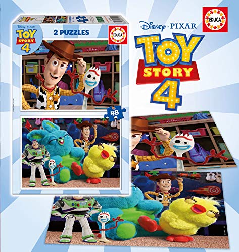 Educa- Toy Story 4 2 Puzzles de 48 Piezas, Multicolor (18106)