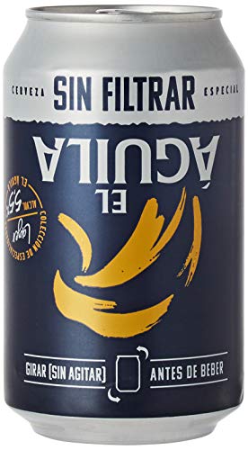 El Aguila Cerveza Especial Sin Filtrar Pack 24 latas x 330 ml - 7920 ml