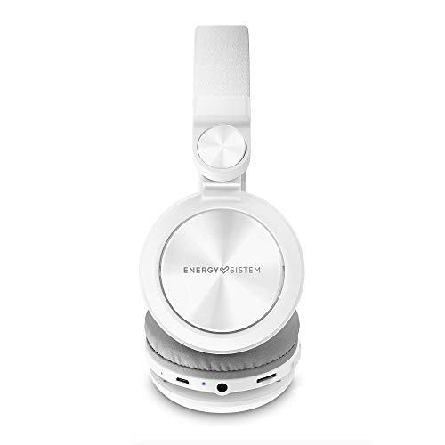 Energy Sistem Headphones BT Urban 2 Radio White (Auriculares inalambricos, Reproductor MP3 microSD, Radio, Bluetooth)