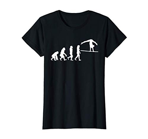 Gimnasia evolución gimnasta acrobacia gimnasta niña regalo Camiseta