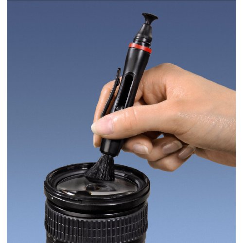 Hama Classic Lenspen - Lápiz limpiador para objetivos y filtros, color negro