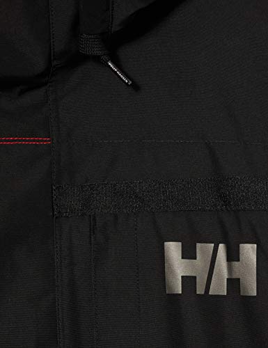 Helly Hansen COASTAL 2 Parka - Parka acolchada impermeable para hombre, color negro, talla M