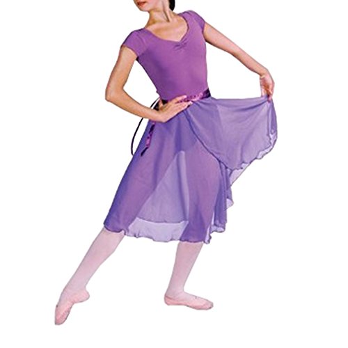 Hoerev Falda de ballet, para mujer, niña, para adultos, color negro, de 7 a 9 años