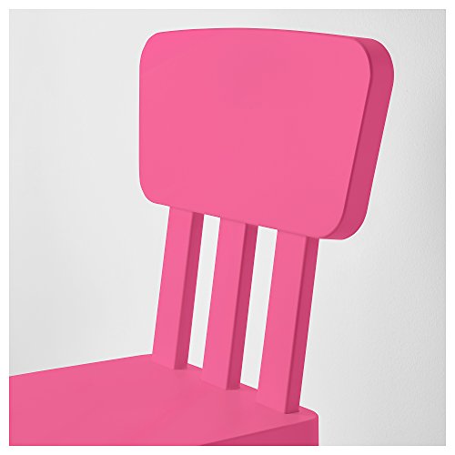 Ikea Mammut - Silla infantil infantil para interiores y exteriores, color rosa, 2 unidades