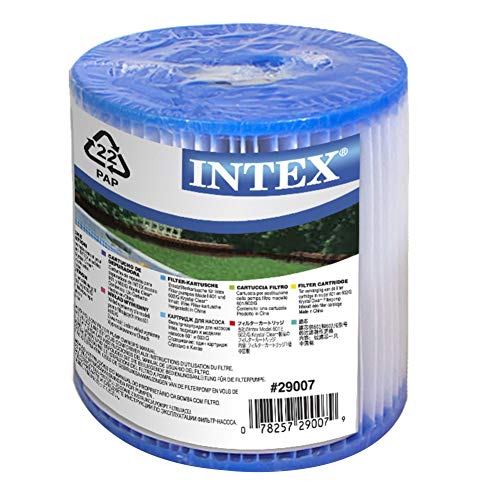 Intex 29007 cartucho piscina, Blanco y azul, Pack individual