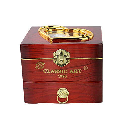 Joyero musical, caja de música con bailarina, con cajón extraíble, ideal para guardar joyas y como regalo