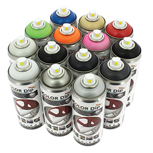 Kolor Dip KD11002 Pintura en Spray con Vinilo Líquido Extraible, Blanco