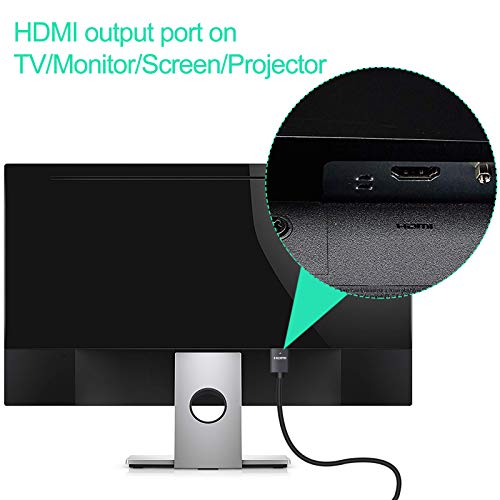 Lemorele VGA a HDMI Adaptador con Audio 1080P 60Hz Conversor VGA Macho a HDMI Hembra Conexión de Computadora Portátil, PC, TV Box con Salida VGA a HDTV, Monitor, Proyector con Entrada HDMI-Negro