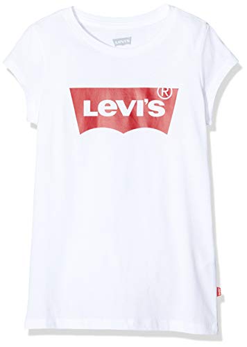 Levi's Kids Lvg Ss Batwing Tee Camiseta Red / White para Niñas