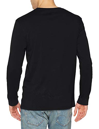 Levi's LS Original Hm tee Camiseta, Black, M para Hombre