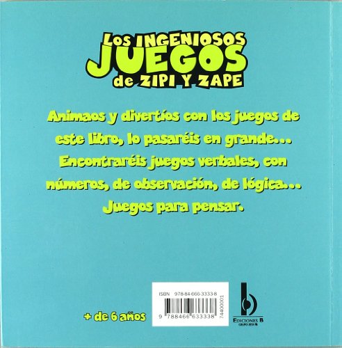 LOS INGENIOSOS JUEGOS DE ZIPI Y ZAPE (VARIOS COMICS)