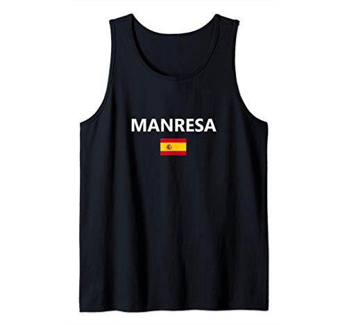 Manresa España Ciudad de la Bandera Española Spain Camiseta sin Mangas