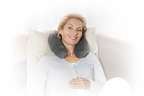 Medisana NM 870 Masajeador de cuello con masaje vibratorio, media luna para el cuello ideal para el hogar, la oficina o de camino, calmante para el cuello y los hombros