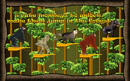 mono, chimpancé y el mono bananero búsqueda divierten en el bosque - edición gratuita