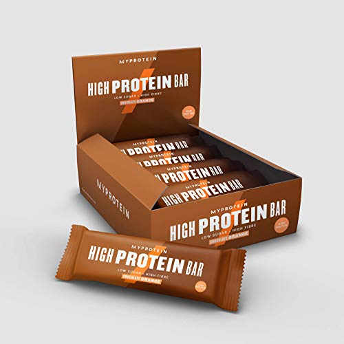 MyProtein Barras y Bebidas Nutritivas, Sabor Chocolate y Naranja - Paquete de 12 x 80 gr - Total: 960 gr