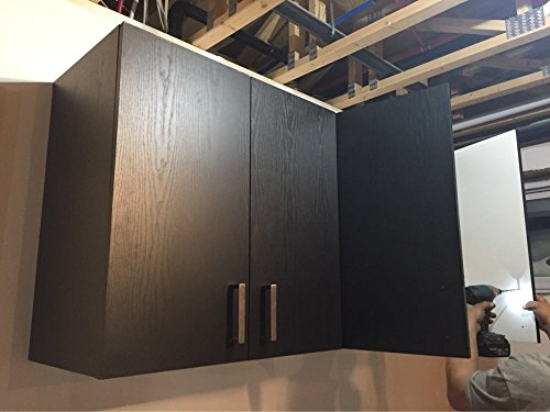 Negro con textura grano de madera papel de contacto - Vinilo autoadhesivo para maletero para cuarto de baño gabinetes de cocina estantes de cajón mesa artes manualidades para 60 x 300 cm