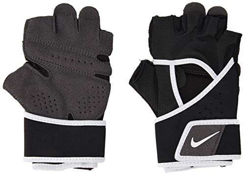 NIKE Women Premium Fitness Gloves Guantes, Mujer, Negro (Black/White), L
