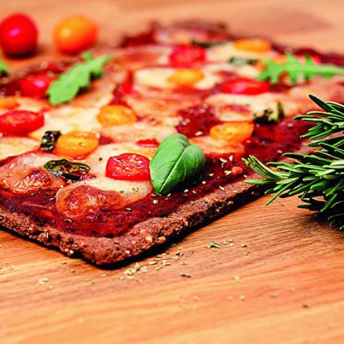 Nutringo Mezcla para Pizza protéica 3x200g | 31% Proteína sólo 9g. Carbohidratos | Sin gluten | 12x100g Pizzas o Tartes o 48x25g Pan crujiente | Para Paleo, Keto, Low Carb y Diabéticos