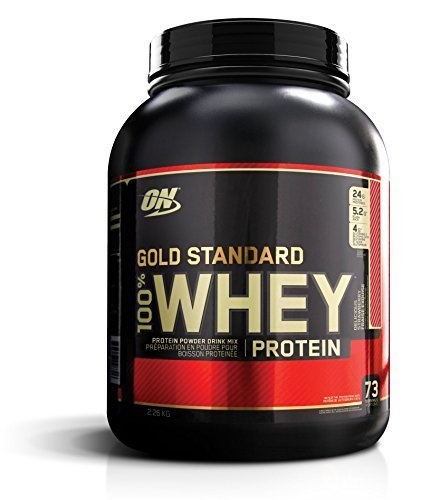 Optimum Nutrition 100% Whey Gold Standard, Delicious Strawberry, 5-Pound by Optimum Nutrition