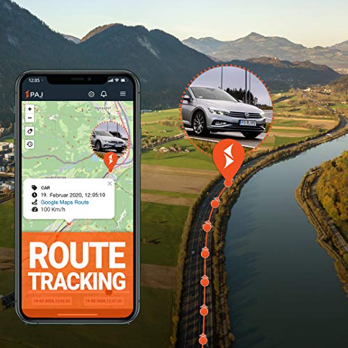 PAJ GPS Allround Finder 2020 -Localizador GPS para Coche, Moto, Personas Mayores, niños y más-Rastreador GPS en Tiempo Real-GPS antirrobo Coche-Marca Alemana-Autonomía 20 a 60 días(Modo Stand-by)